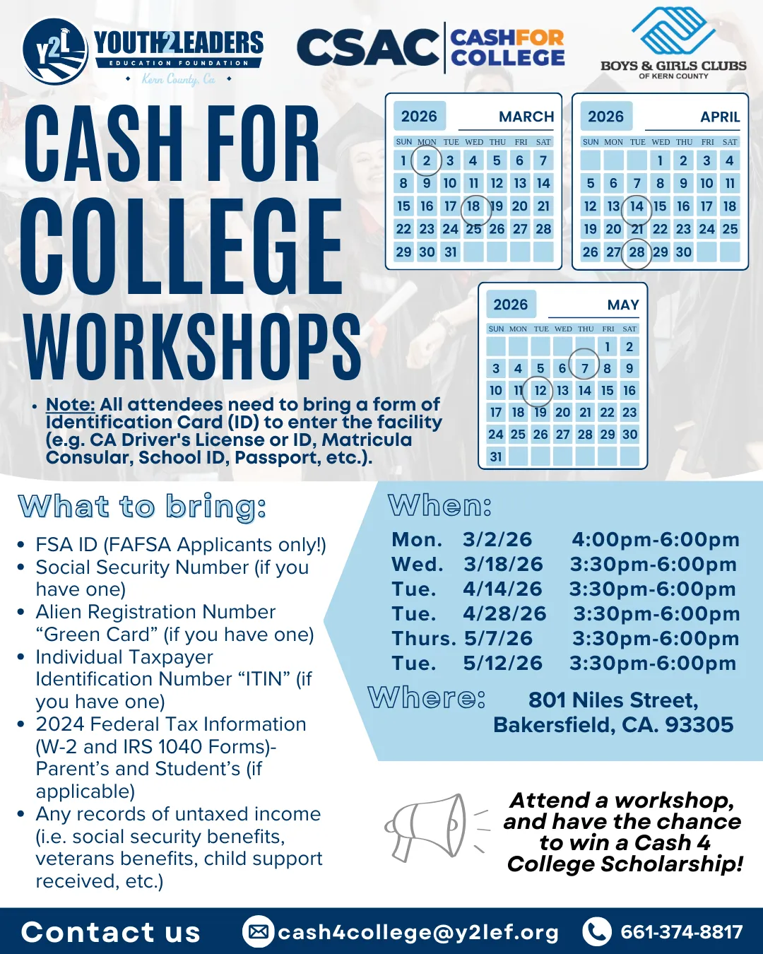 Cash for College Flyer